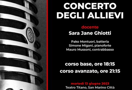 Concerto degli allievi del corso canto jazz