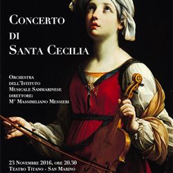 Concerto di Santa Cecilia 2016 in onda su San Marino Rtv