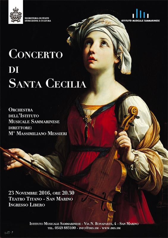 Concerto di Santa Cecilia 2016 in onda su San Marino Rtv