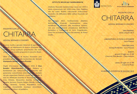 Incontri con la chitarra 2015