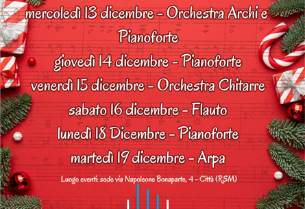 Eventi Natale 2023: Saggi e Orchestre