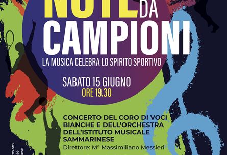 NOTE DA CAMPIONI: la musica celebra lo spirito sportivo