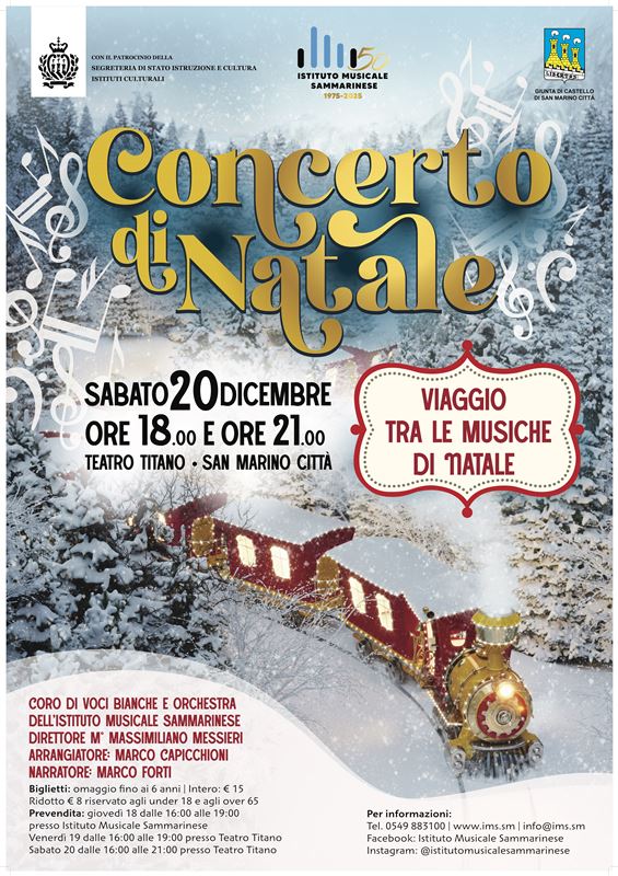 Concerto di Natale 2025 - Un viaggio tra le musiche di Natale