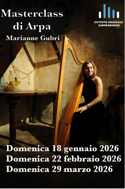 Masterclass Arpa - Marianne Gubri 2026 "Libera la tua creatività: l'improvvisazione nella musica d'insieme e scrittura creativa"
