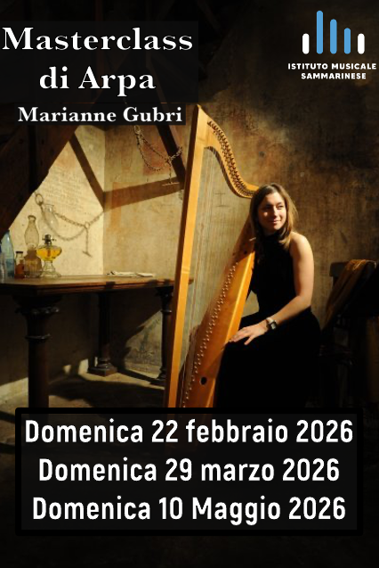 Masterclass Arpa - Marianne Gubri 2026  "Libera la tua creatività: l'improvvisazione nella musica d'insieme e scrittura creativa"