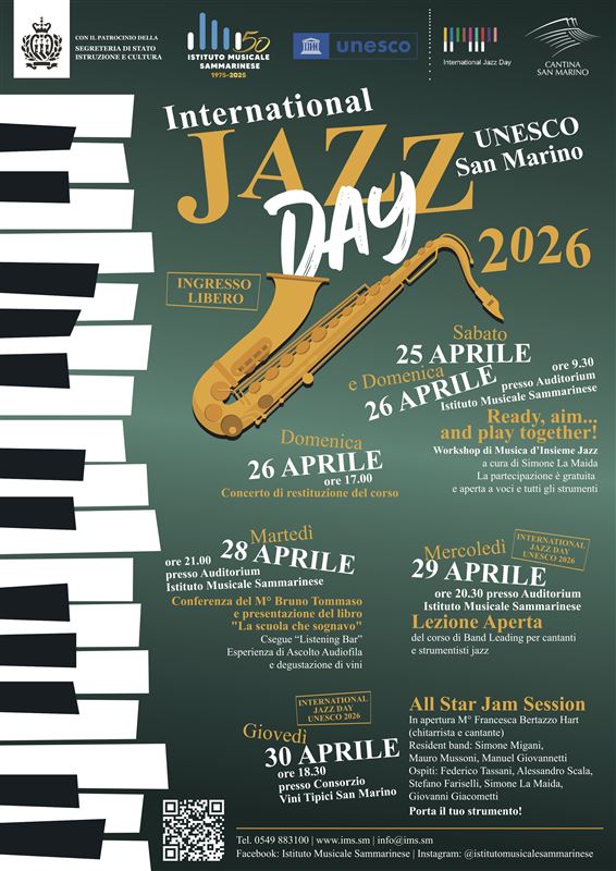 UNESCO INTERNATIONAL JAZZ DAY 2026
