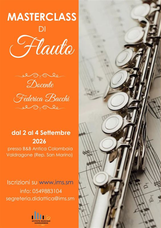 Masterclass Flauto con Federica Bacchi