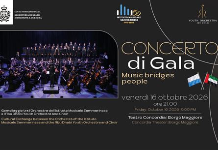 Concerto di Gala - Gemellaggio IMS e Abu Dhabi Youth Orchestra and Choir