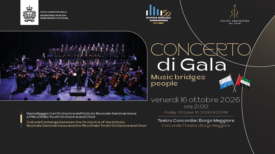 Concerto di Gala - Gemellaggio IMS e Abu Dhabi Youth Orchestra and Choir