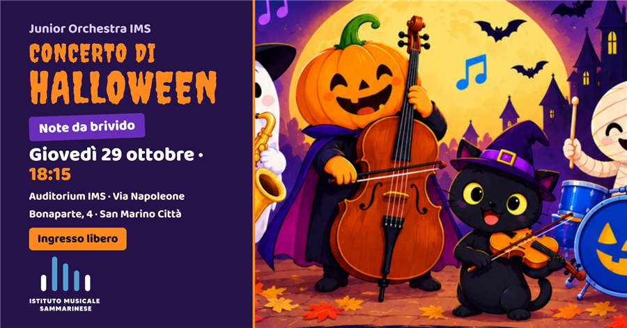 Concerto di Halloween 2026 – Note da brivido